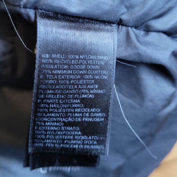 North Face Goose down belted Parka coat Size M - Picture 4 of 15